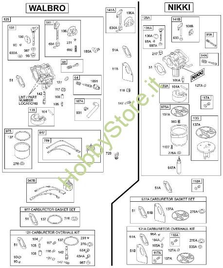 D - Carburatore B&S - 28 €¦ 28N707-1139-E1 brand Stihl